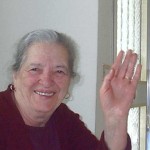 mamma che saluta